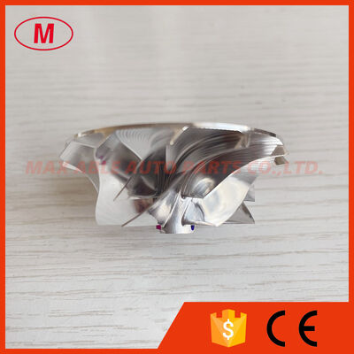 TD03 reverse 38.00/52.00mm 6+6 blades high performance turbocharger milling/aluminum 2618/billet compressor wheel