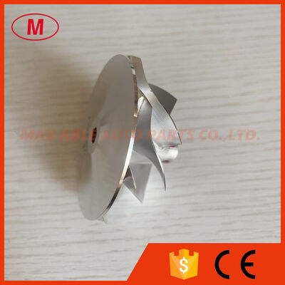 GTX2860R reverse GEN II 45.66/60.00mm 8+0blades Point milling turbo milling/aluminum 2618/billet compressor wheel