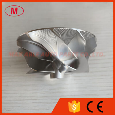 GT35 Forward 56.66/73.00mm 6+6 Blades Turbocharger Milling/aluminum 2618/billet Compressor Wheel