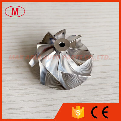 KP39 forward 38.00/52.00mm 8+0 blades turbocharger milling/aluminum 2618/billet compressor wheel