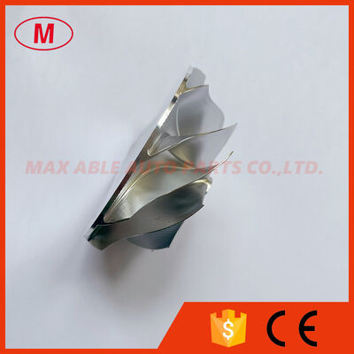 TD04 forward 54.28/67.40mm 9+0 Blades point milling snake curve turbo aluminum 2618/Milling/billet compressor wheel