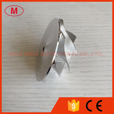 TD04 Reverse 45.66/60.00mm 8+0blades Point Milling Turbo Milling/aluminum 2618/billet Compressor Wheel