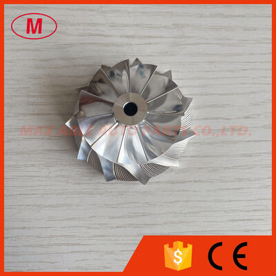 TD04HL 14T 49377-00015 39.60/51.00mm 1401-404-414 11+0 turbo Billet compressor wheel for 49177-02640/49377-00100/00110/00120/02100/06000/06010/06011/06150/06160/06161/06200/06201