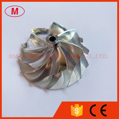 TD04HL reverse 48.50/63.00mm 7+7blades LEP Style, Performance Design turbo Turbocharger milling/aluminum 2618/billet compressor wheel
