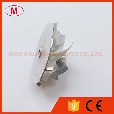 TD04 Forward 43.30/56.00mm 6+6 Blades High Performance Point Milling Snake Curve Milling/aluminum 2618/billet Compressor Wheel