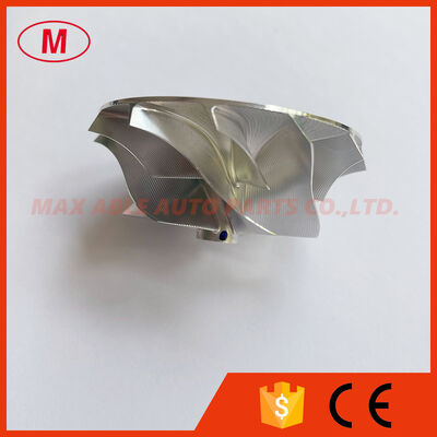 TD04 Forward 43.30/56.00mm 6+6 Blades High Performance Point Milling Snake Curve Milling/aluminum 2618/billet Compressor Wheel