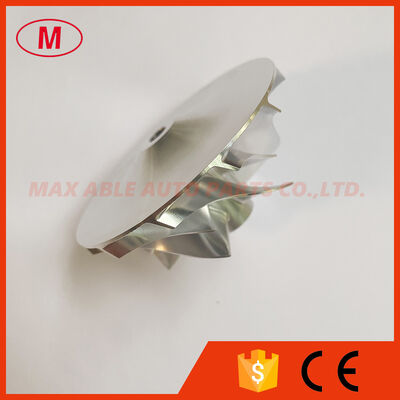 T04E 6+6 blades 53.87/76.07mm 448048-0004 turbocharger milling/aluminum 2618/billet compressor wheel for 451567-0001/452240-0001/466575-0001/466575-0002