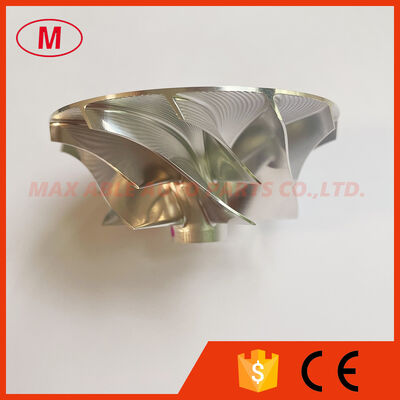 T04E 6+6 blades 53.87/76.07mm 448048-0004 turbocharger milling/aluminum 2618/billet compressor wheel for 451567-0001/452240-0001/466575-0001/466575-0002