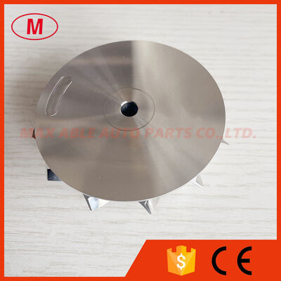 K27 5327-123-2303 52.40/76.00mm 6+6 blades performance milling/aluminum 2618/billet compressor wheel for 5327-970-7005