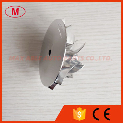 K27 5327-123-2303 52.40/76.00mm 6+6 blades performance milling/aluminum 2618/billet compressor wheel for 5327-970-7005