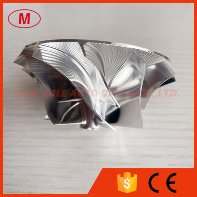 K27 5327-123-2303 52.40/76.00mm 6+6 blades performance milling/aluminum 2618/billet compressor wheel for 5327-970-7005