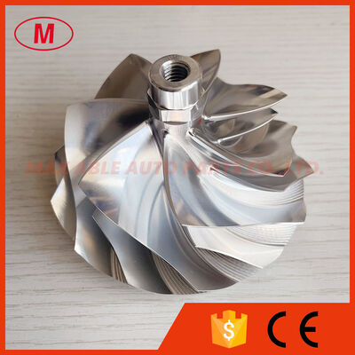 G42-1200 374402/28072 73.36/91.02mm 7+7 blades LEP style Turbocharger milling/aluminum 2618/billet compressor wheel for G42-1200/G42-1200COMPACT/879779-0001/879779-0002/879779-0003/879779-0004