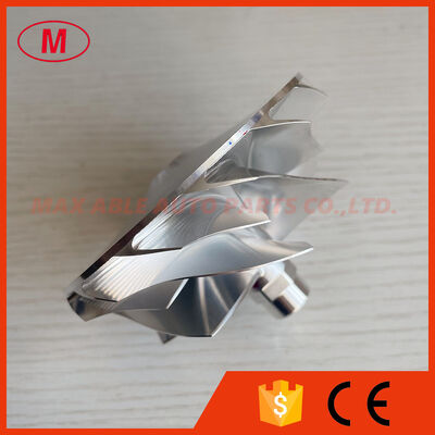 G42-1200 374402/28072 73.36/91.02mm 7+7 blades LEP style Turbocharger milling/aluminum 2618/billet compressor wheel for G42-1200/G42-1200COMPACT/879779-0001/879779-0002/879779-0003/879779-0004