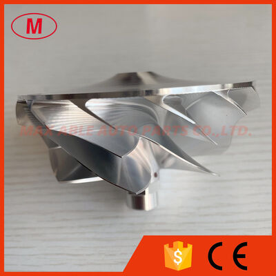 G42-1200 374402/28072 73.36/91.02mm 7+7 blades LEP style Turbocharger milling/aluminum 2618/billet compressor wheel for G42-1200/G42-1200COMPACT/879779-0001/879779-0002/879779-0003/879779-0004