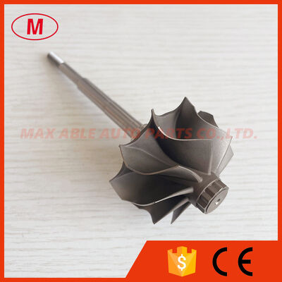 GT2860R 9 blades 46.95/53.7mm 103mm ball bearing turbine shaft /turbine wheel/turbo wheel