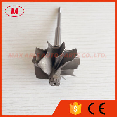 TD04LR reverse  41.2X47.2mm 5+5 blades turbo wheel/ turbine shaft&wheel