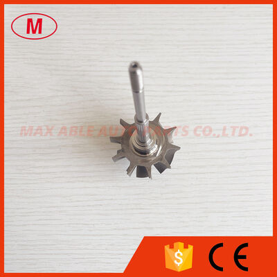 TD04LR reverse  41.2X47.2mm 5+5 blades turbo wheel/ turbine shaft&wheel