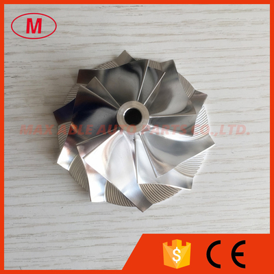 CT26 48.04/68.00mm 5+5 Blades high performance turbo billet/aluminum 2618/milling compressor wheel for TOYOTA