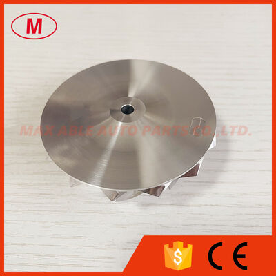 TD04H reverse 53.30/68.00mm 7+7 blades Turbo milling/aluminum 2618/billet compressor wheel