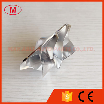 GT15-25 reverse 49.70/67.40mm 6+6 blades LEP style high performance turbo milling/aluminum 2618/billet compressor wheel