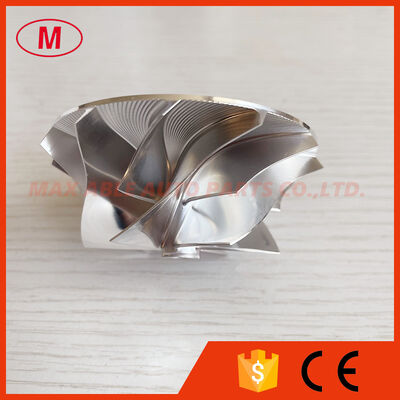 GT15-25 reverse 49.70/67.40mm 6+6 blades LEP style high performance turbo milling/aluminum 2618/billet compressor wheel