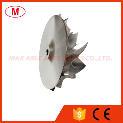 CT20B 17291-17040 45.90/64.89mm 7+7 blades high performance Turbo aluminum 2618/milling/billet compressor wheel for 17201-17040 Landcrusier 4.2L98on/1HDFTE