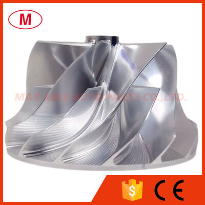 G25-660 reverse 54.28/67.40mm 7+7 Blades LEP style turbo aluminum 2618/Milling/billet compressor wheel for 858161-5003S/877895-5002S/5005S/5006S/871389-5010S/5011S