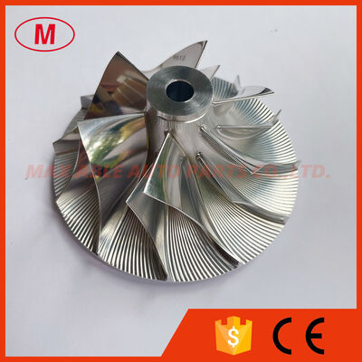TD45 447439-0015 60.96/90.02mm 6+6 Blades Turbo Milling/aluminum 2618/billet Compressor Wheel for 466559-0006/ 479002-0001/2 CHRA:441398-0112/0117