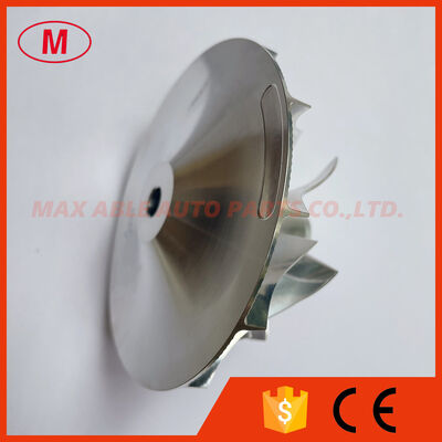 TD45 447439-0015 60.96/90.02mm 6+6 Blades Turbo Milling/aluminum 2618/billet Compressor Wheel for 466559-0006/ 479002-0001/2 CHRA:441398-0112/0117