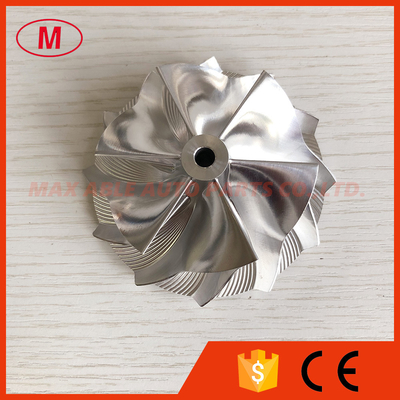 B03G reverse 6+6 blades 61.99/77.05mm High performance Turbo Billet/milling/aluminum 2618 compressor wheel