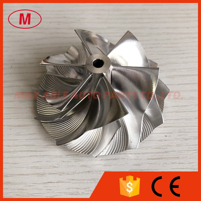 B03G reverse 6+6 blades 61.99/77.05mm High performance Turbo Billet/milling/aluminum 2618 compressor wheel