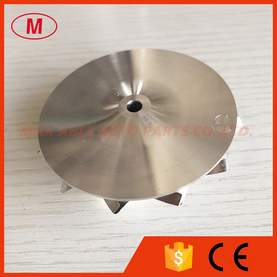TD04 reverse 49.00/64.89mm 6+6 blades high performance Turbocharger milling/aluminum 2618/billet compressor wheel
