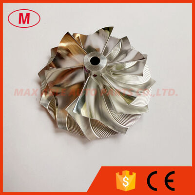GT15-25 forward 55.00/70.98mm 6+6blades high performance aluminum 2618/milling/billet compressor wheel