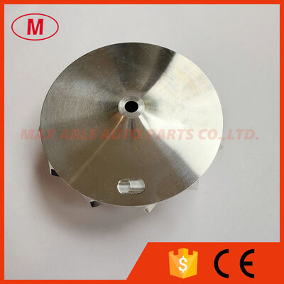 GT15-25 forward 55.00/70.98mm 6+6blades high performance aluminum 2618/milling/billet compressor wheel