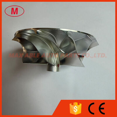 GT15-25 forward 55.00/70.98mm 6+6blades high performance aluminum 2618/milling/billet compressor wheel