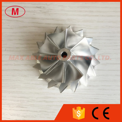 RHF4H 37.10/52.51mm 10+0 blades high performance turbo turbocharger aluminum 2618/Billet/milling compressor wheel