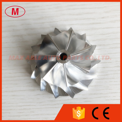 K04 43.00/60.00mm 7+7 blades High Performance Turbo Billet/milling/aluminum 2618 compressor wheel