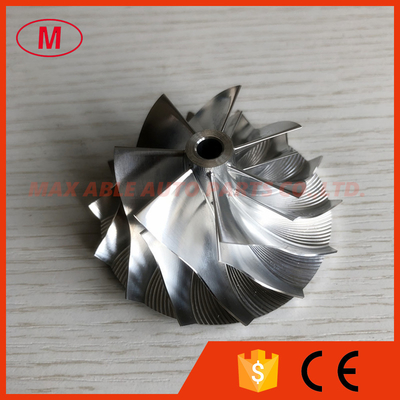 K04 43.00/60.00mm 7+7 blades High Performance Turbo Billet/milling/aluminum 2618 compressor wheel