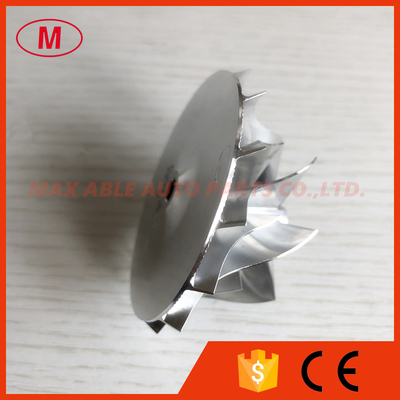 K04 43.00/60.00mm 7+7 blades High Performance Turbo Billet/milling/aluminum 2618 compressor wheel