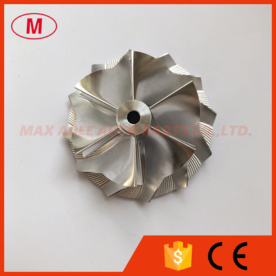 RHF5 reverse 52.56/68.00mm 6+6 blades high performance aluminum 2618/Billet/milling compressor whe