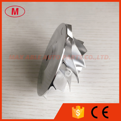 GT2871 reverse 452546-0005 53.11/70.98mm 11+0 blades turbo milling/aluminum 2618/billet compressor wheel for 452546-0005
