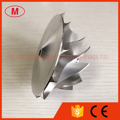 HX40 62.45/84.00mm 11+0 blades high performance turbocharger milling/aluminum 2618/billet compressor wheel