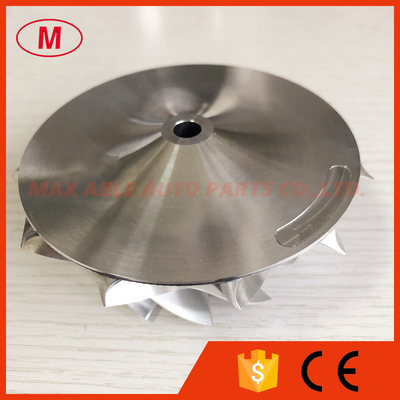 HX40 62.45/84.00mm 11+0 blades high performance turbocharger milling/aluminum 2618/billet compressor wheel