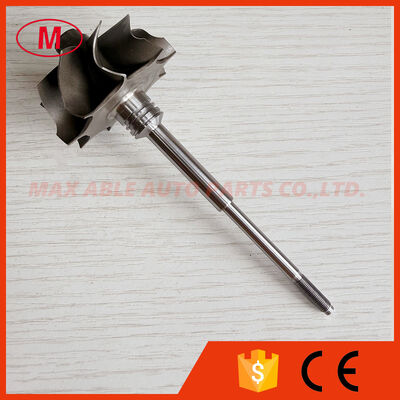 K04 Reverse 44.5/50mm 9blades Tip Height:6.36 Turbine Shaft&wheel Double Piston Ring