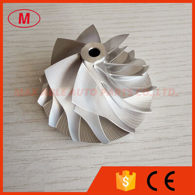 GT15-25 47.00/61.98mm 7+7 blades Point milling Turbo milling/aluminum 2618/billet compressor wheel