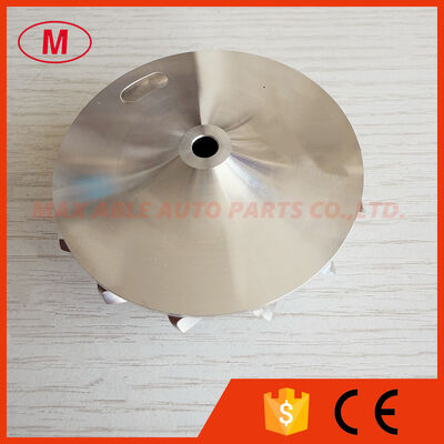 GT15-25 47.00/61.98mm 7+7 blades Point milling Turbo milling/aluminum 2618/billet compressor wheel