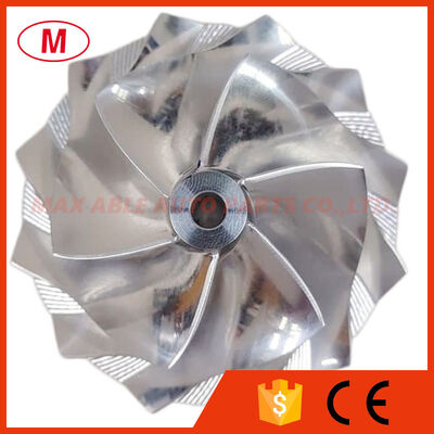 GT15-25 reverse 6+6 blades 46.50/60.00mm LEP style high Performance milling/aluminum 2618/billet compressor wheel
