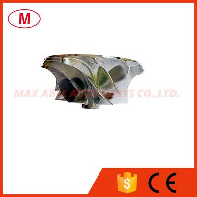 GT15-25 735492-0002J 6+6 blades 36.30/49.00mm turbo milling/aluminum 2618/billet compressor wheel for 757042-0011/0013/0014