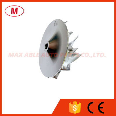 GT15-25 735492-0002J 6+6 blades 36.30/49.00mm turbo milling/aluminum 2618/billet compressor wheel for 757042-0011/0013/0014