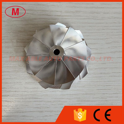 GT15-25 Reverse 54.28/67.40mm 9+0 Blades Point Milling Turbo Aluminum 2618/billet Compressor Wheel